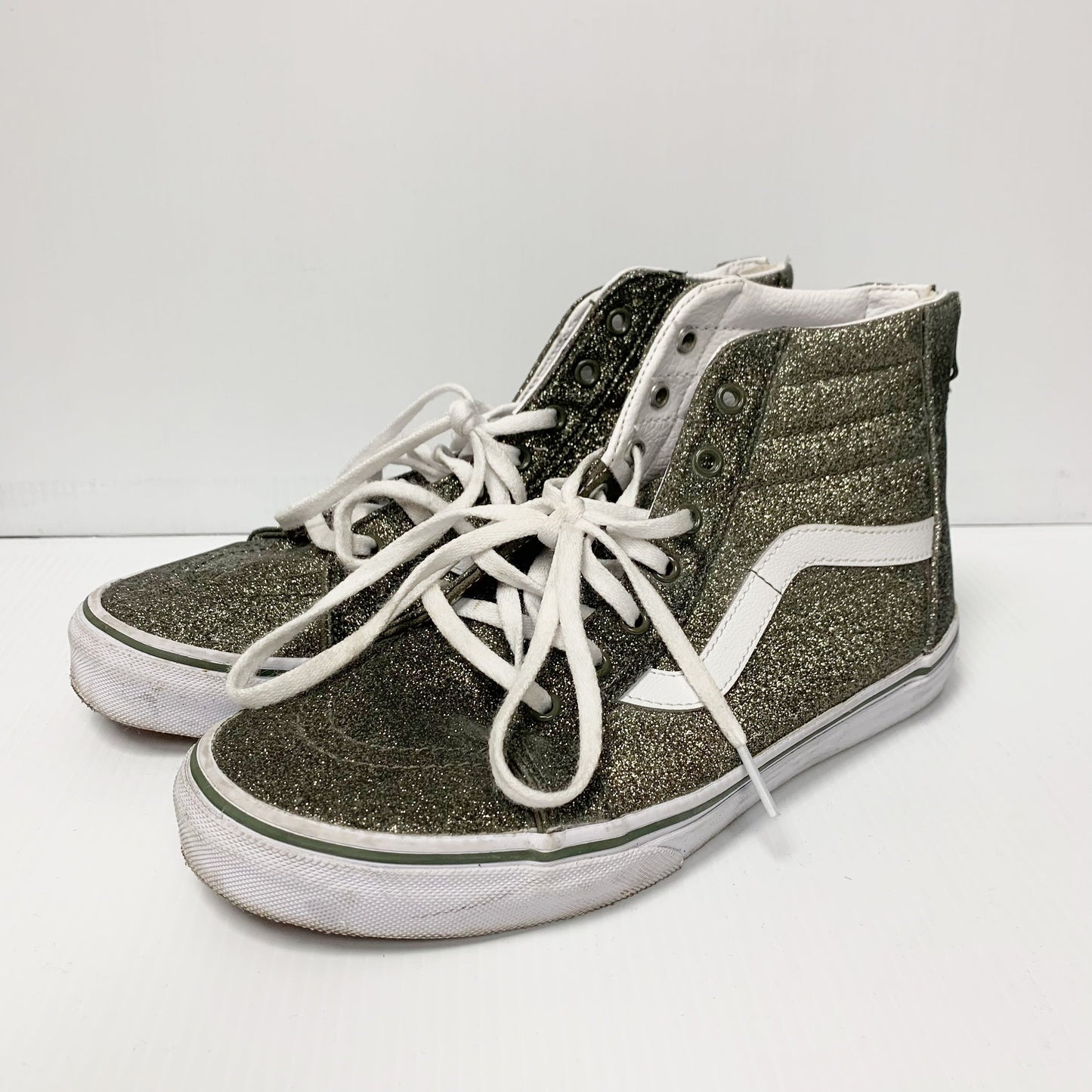 Shoes Sneakers By Vans In Green, Size: 8.5