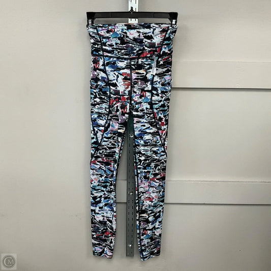 Athletic Leggings By Lululemon In Multi-colored, Size: 2