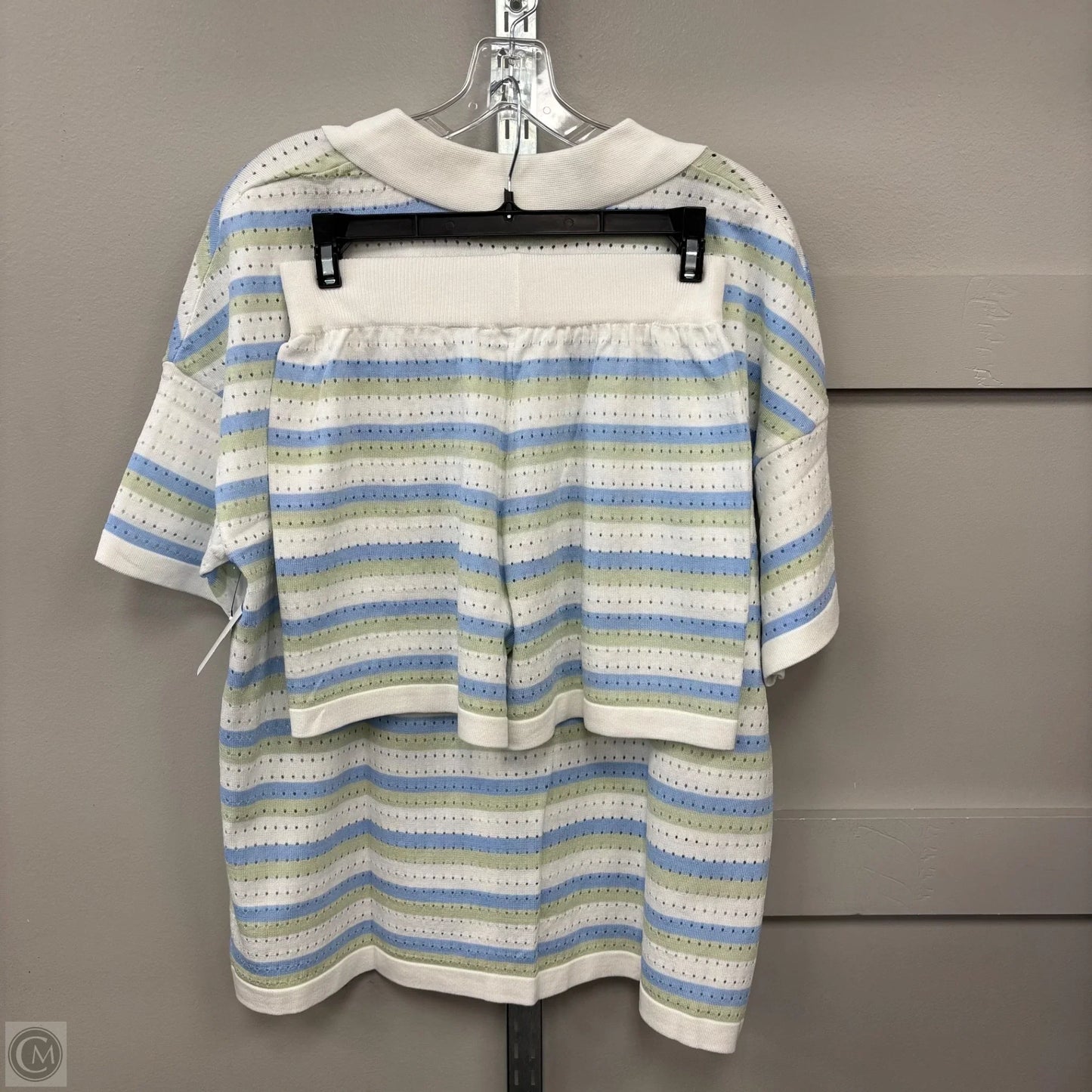 Lounge Set Shorts By Cmf In Striped Pattern, Size: S