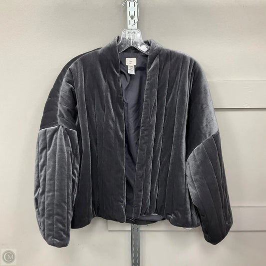 Jacket Puffer & Quilted By A New Day In Silver, Size: Osfm
