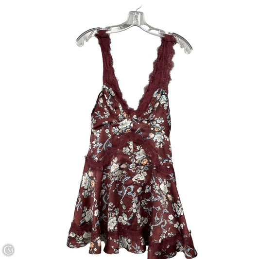 Dress Casual Short By Urban Outfitters In Floral Print, Size: S