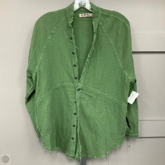 Top Long Sleeve By We The Free In Green, Size: Xs