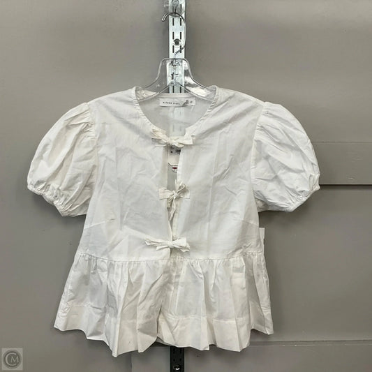 Top Short Sleeve By Altard State In White, Size: Xs
