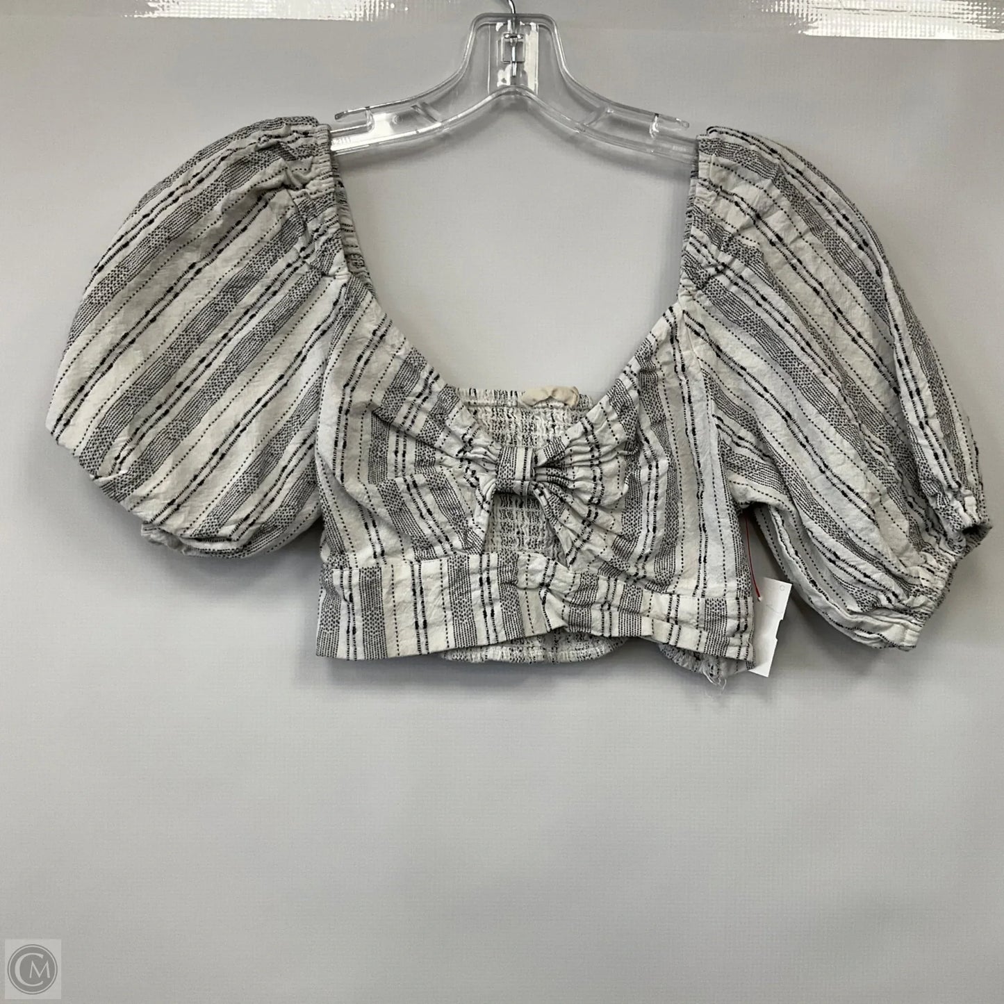 Top Short Sleeve By Altard State In Black & White, Size: M