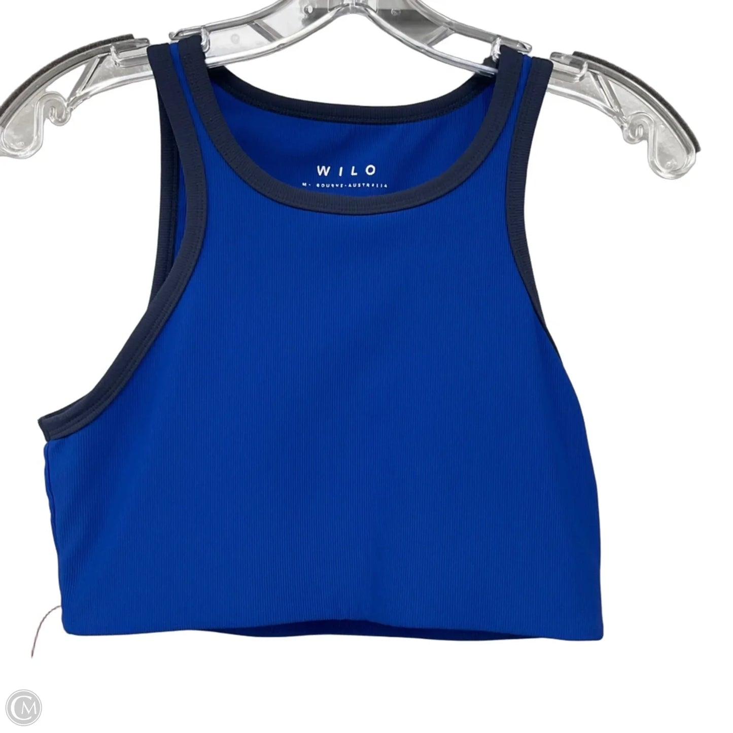 Athletic Bra By Wilo In Blue, Size: L
