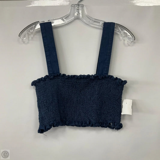Top Sleeveless By Urban Outfitters In Blue Denim, Size: L