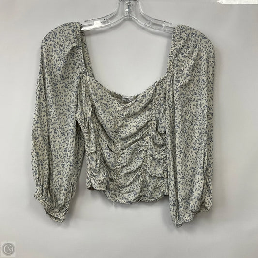 Top 3/4 Sleeve By Sienna Sky In Floral Print, Size: M