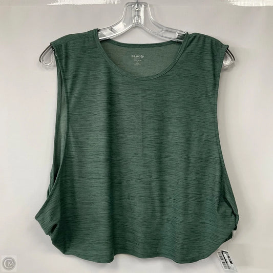 Athletic Tank Top By Old Navy In Green, Size: L