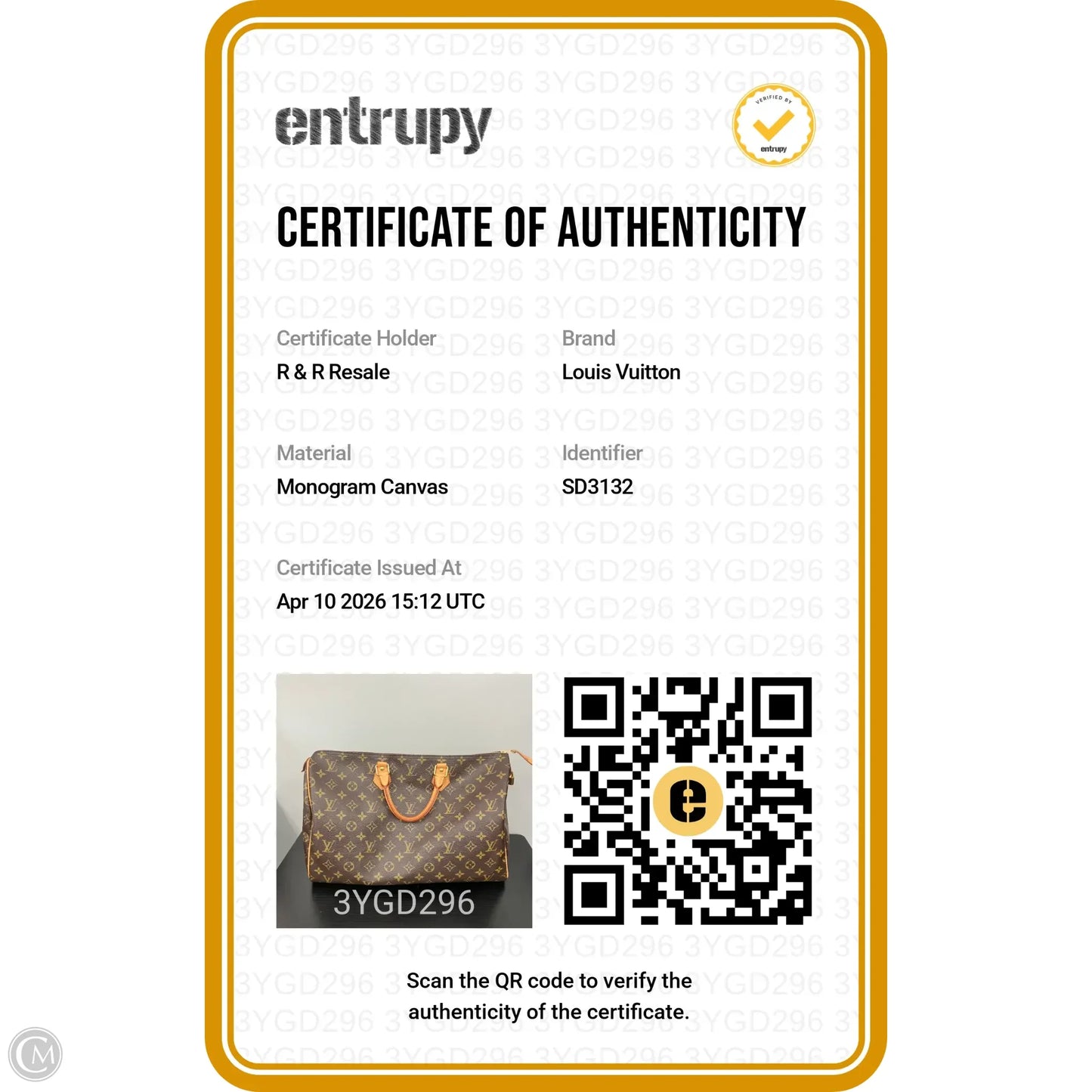 2012 Speedy 40 By Louis Vuitton, Size: 40