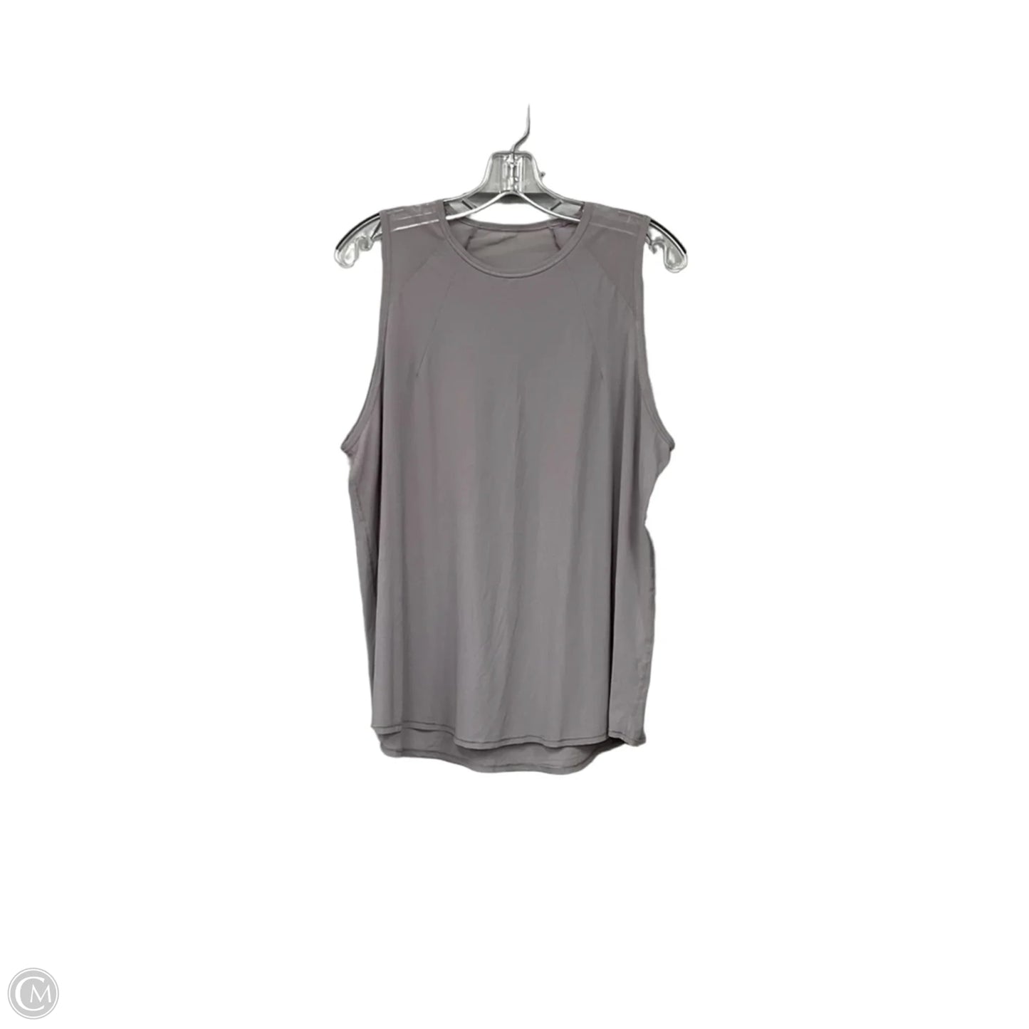Athletic Tank Top By Lululemon In Grey, Size: 12