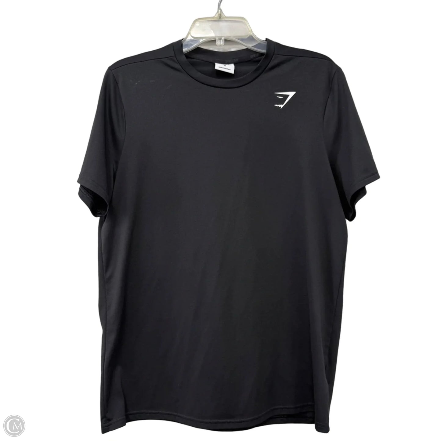 Athletic Top Short Sleeve By Gym Shark In Black, Size: M