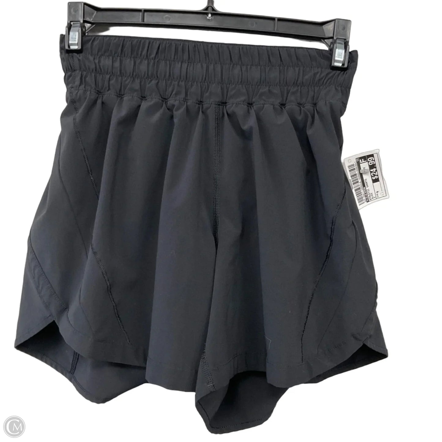 Athletic Shorts By Lululemon In Black, Size: 4