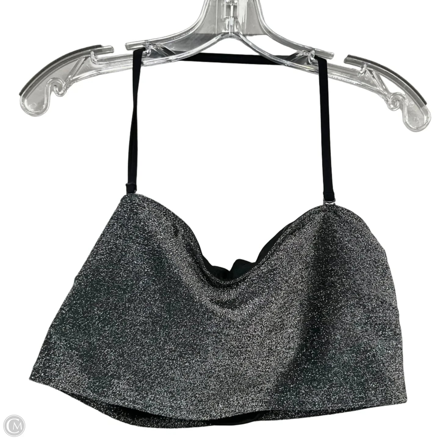 Top Sleeveless By Pink In Silver, Size: Xl