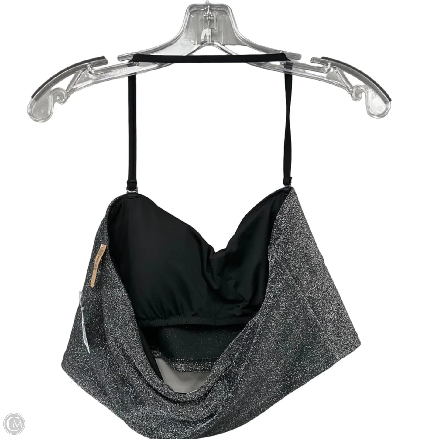Top Sleeveless By Pink In Silver, Size: Xl
