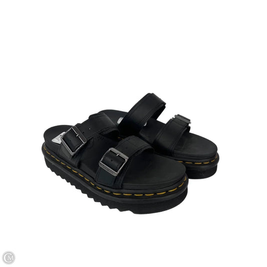 Sandals Designer By Dr Martens In Black, Size: 6