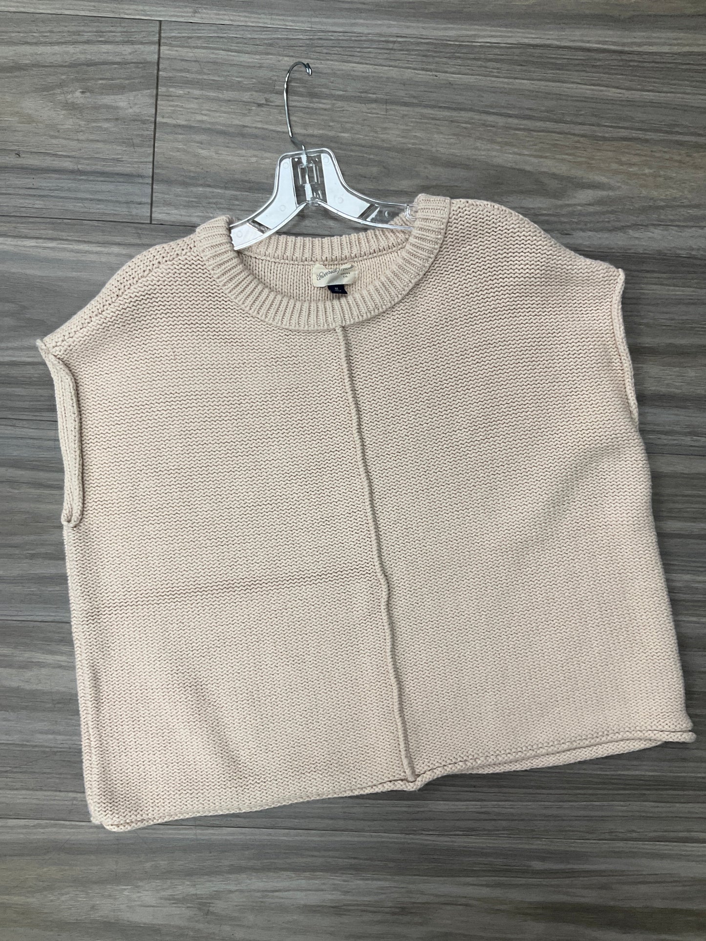 Vest Sweater By Universal Thread In Cream, Size: M