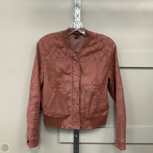 Jacket Moto By Peyton Jensen In Mauve, Size: S