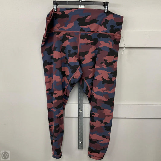 Athletic Leggings By Lululemon In Camouflage Print, Size: 20