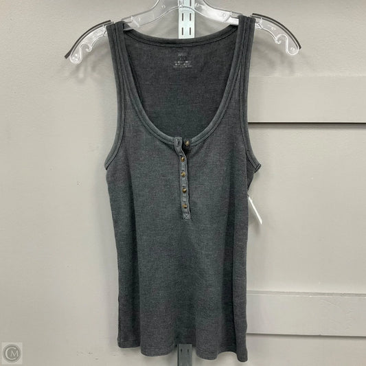 Top Sleeveless Basic By Aerie In Grey, Size: M