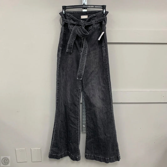 Jeans Wide Leg By Altard State In Black Denim, Size: 8