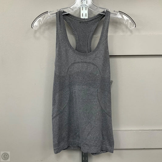 Athletic Tank Top By Lululemon In Grey, Size: 4