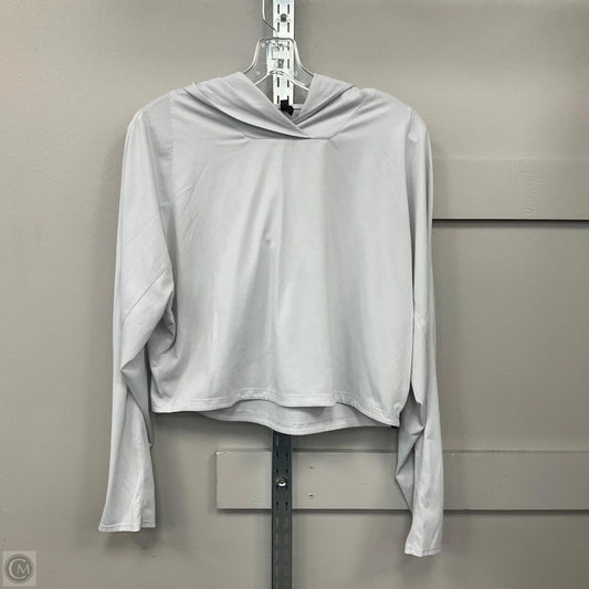 Athletic Sweatshirt Crewneck By Lululemon In Grey, Size: 10