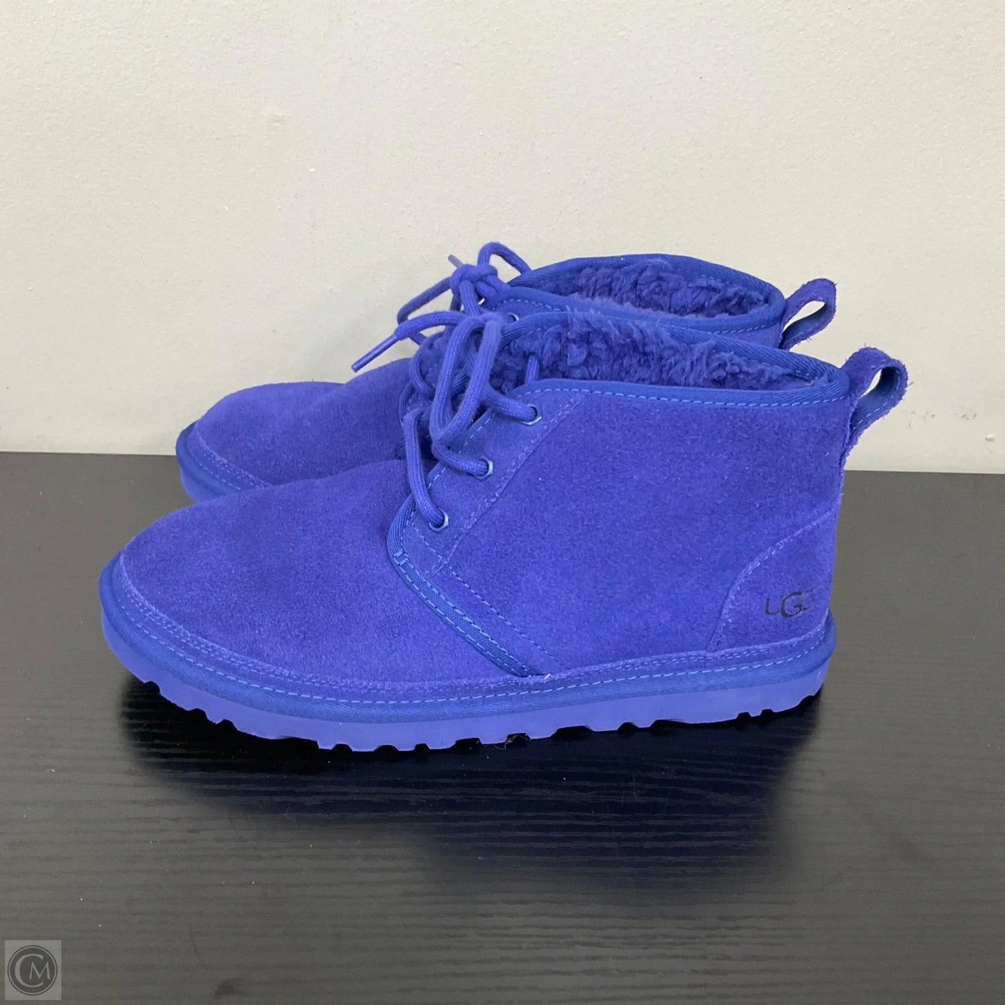 Boots Designer By Ugg In Blue, Size: 8