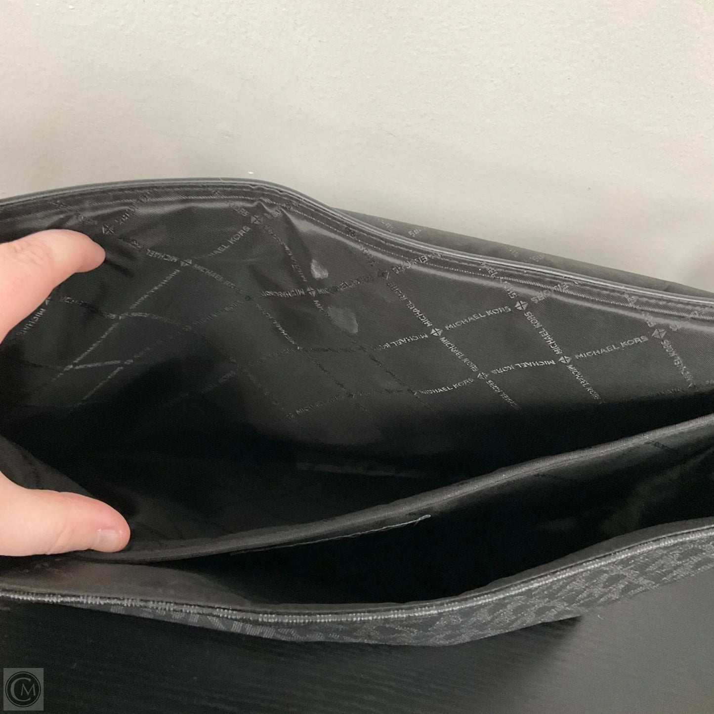 Laptop Bag Designer By Michael Kors, Size: Large