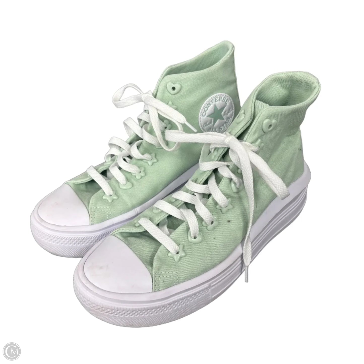 Shoes Sneakers By Converse In Green, Size: 8