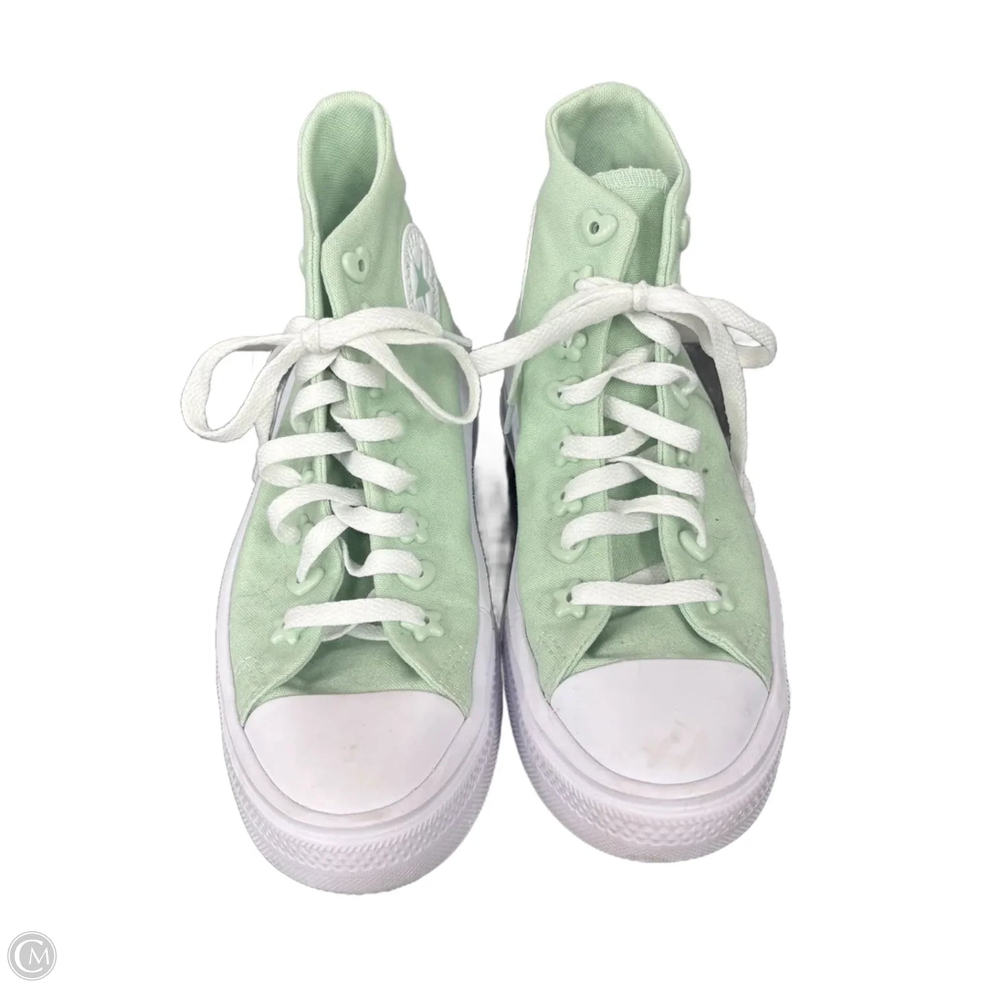 Shoes Sneakers By Converse In Green, Size: 8