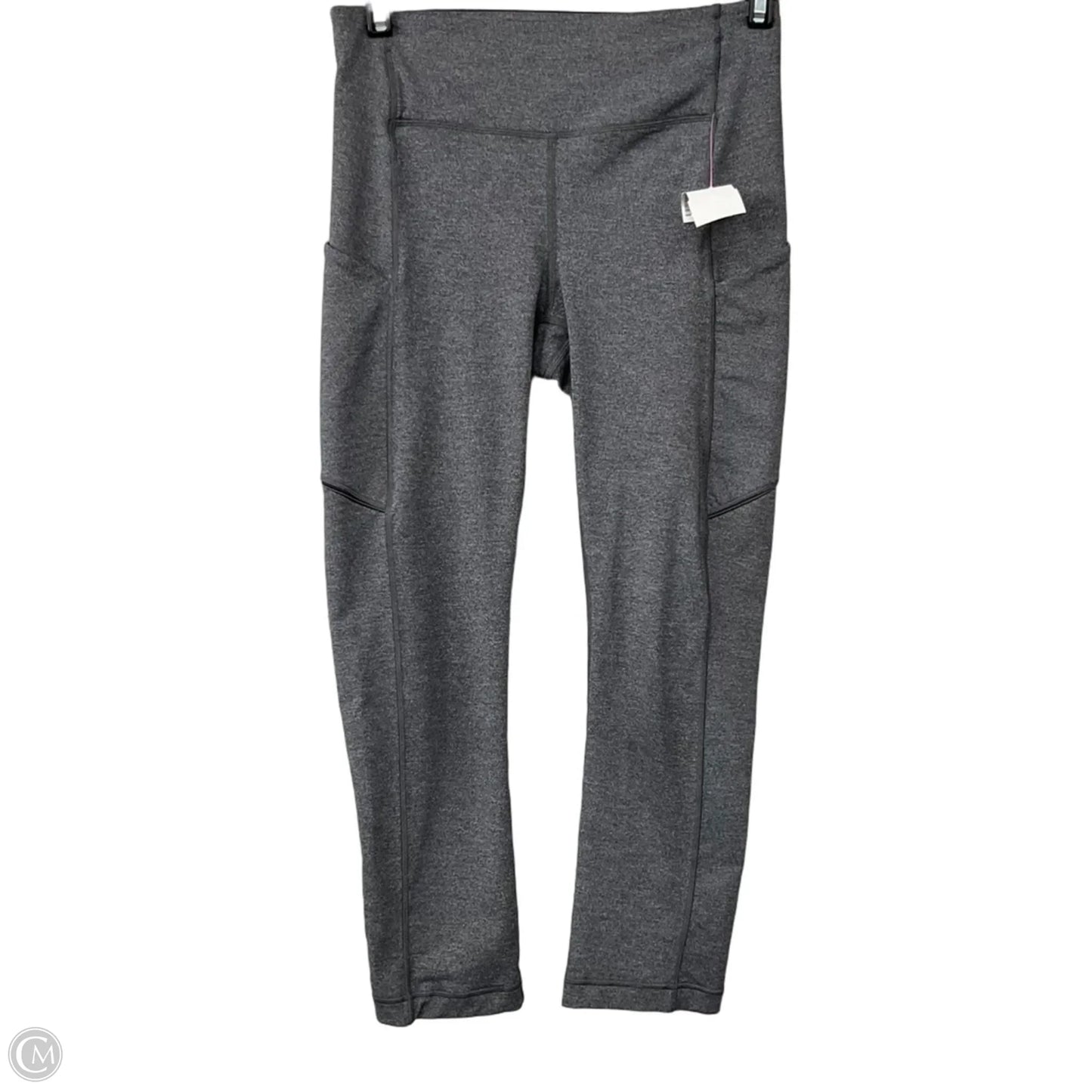 Athletic Leggings Capris By Lululemon In Grey, Size: 4
