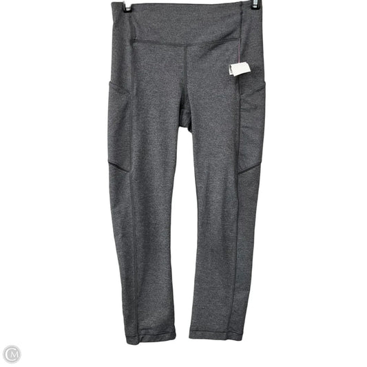 Athletic Leggings Capris By Lululemon In Grey, Size: 4