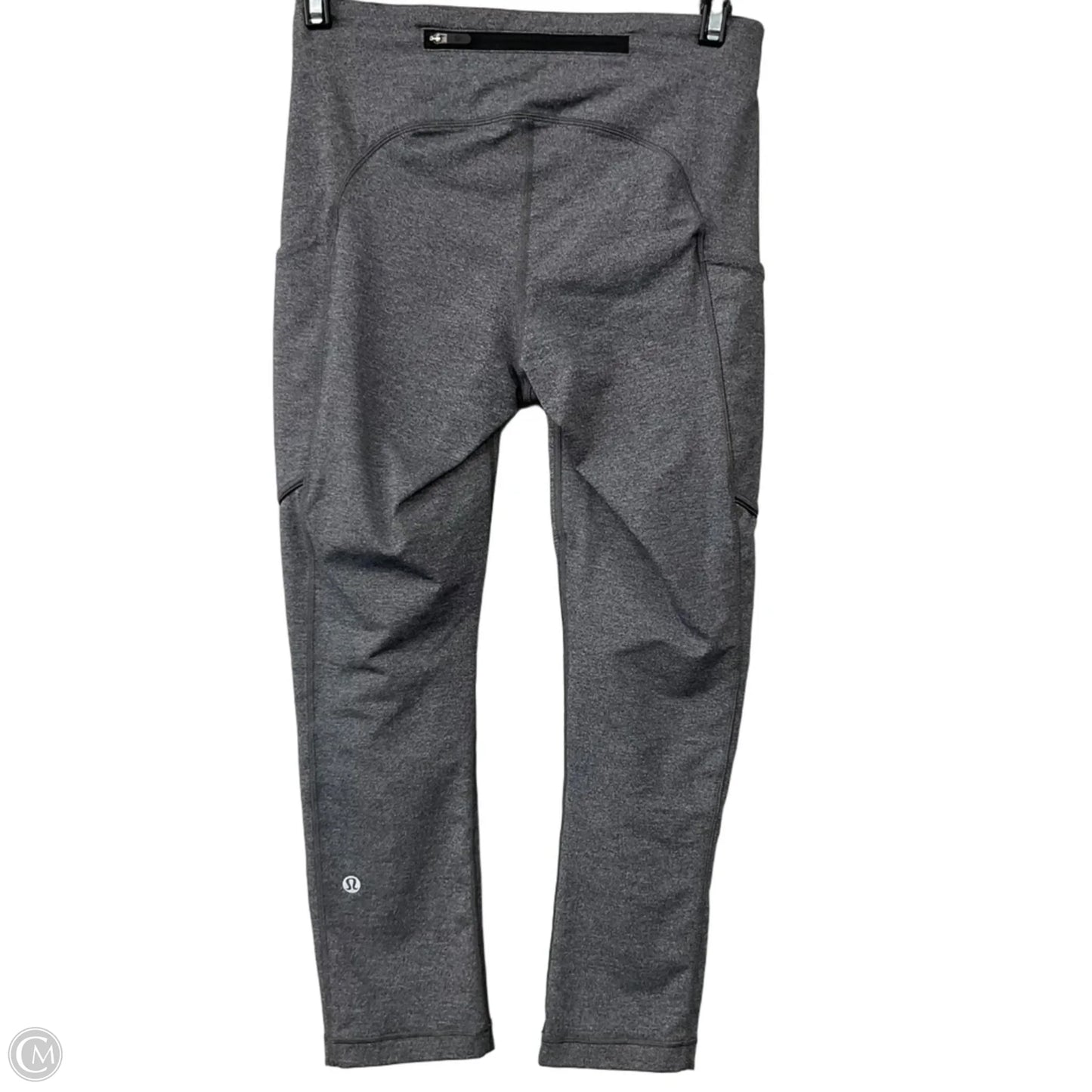 Athletic Leggings Capris By Lululemon In Grey, Size: 4