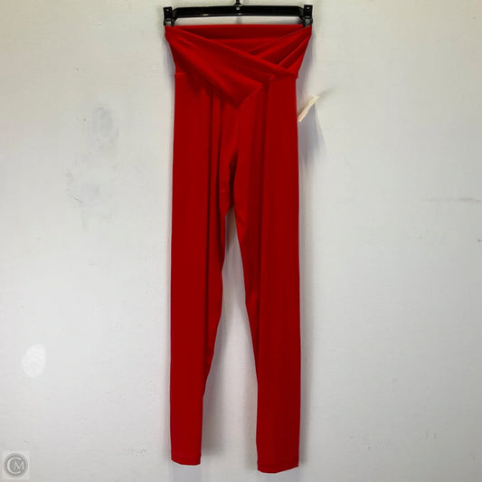 Athletic Leggings By Aerie In Red, Size: S