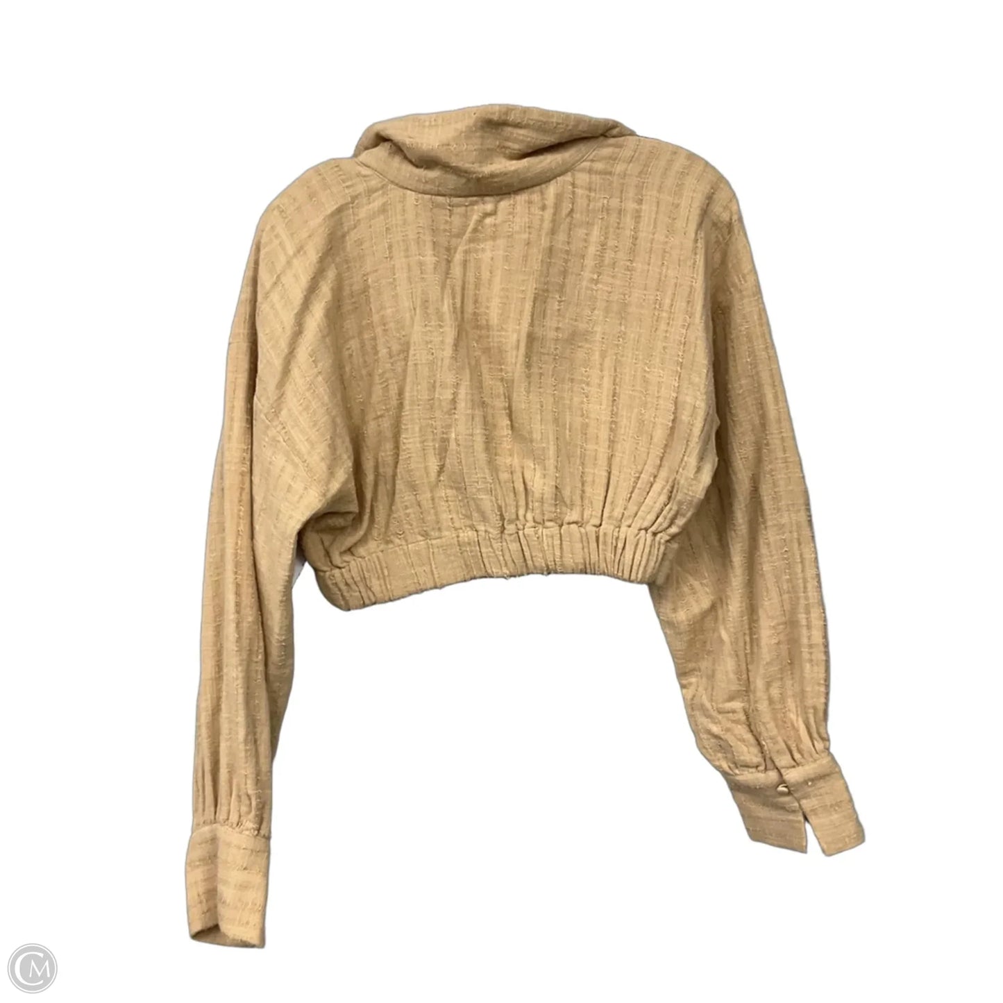 Top Long Sleeve By Free People In Tan, Size: Xs
