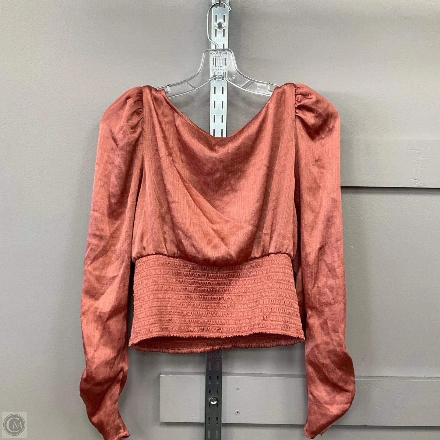 Blouse Long Sleeve By We The Free In Orange, Size: M