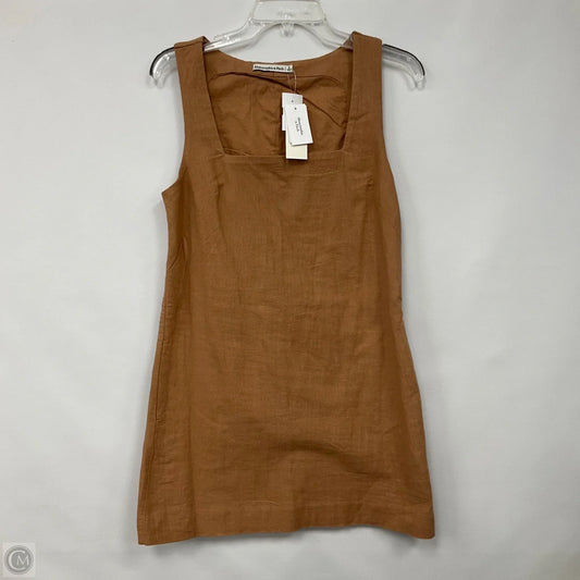 Dress Casual Short By Abercrombie And Fitch In Tan, Size: S