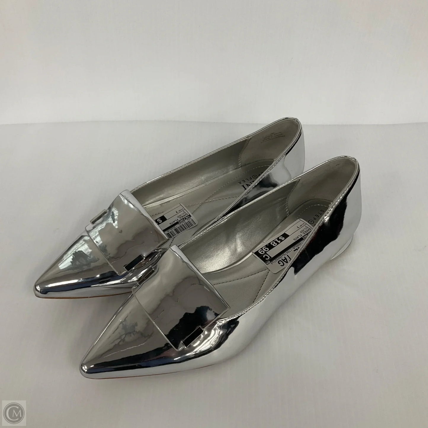 Shoes Flats By Alfani In Silver, Size: 7