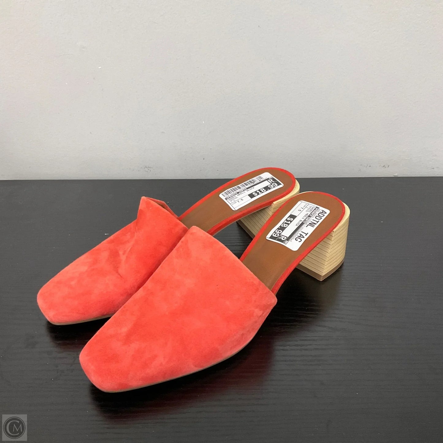 Shoes Heels Block By Franco Sarto In Orange, Size: 7.5