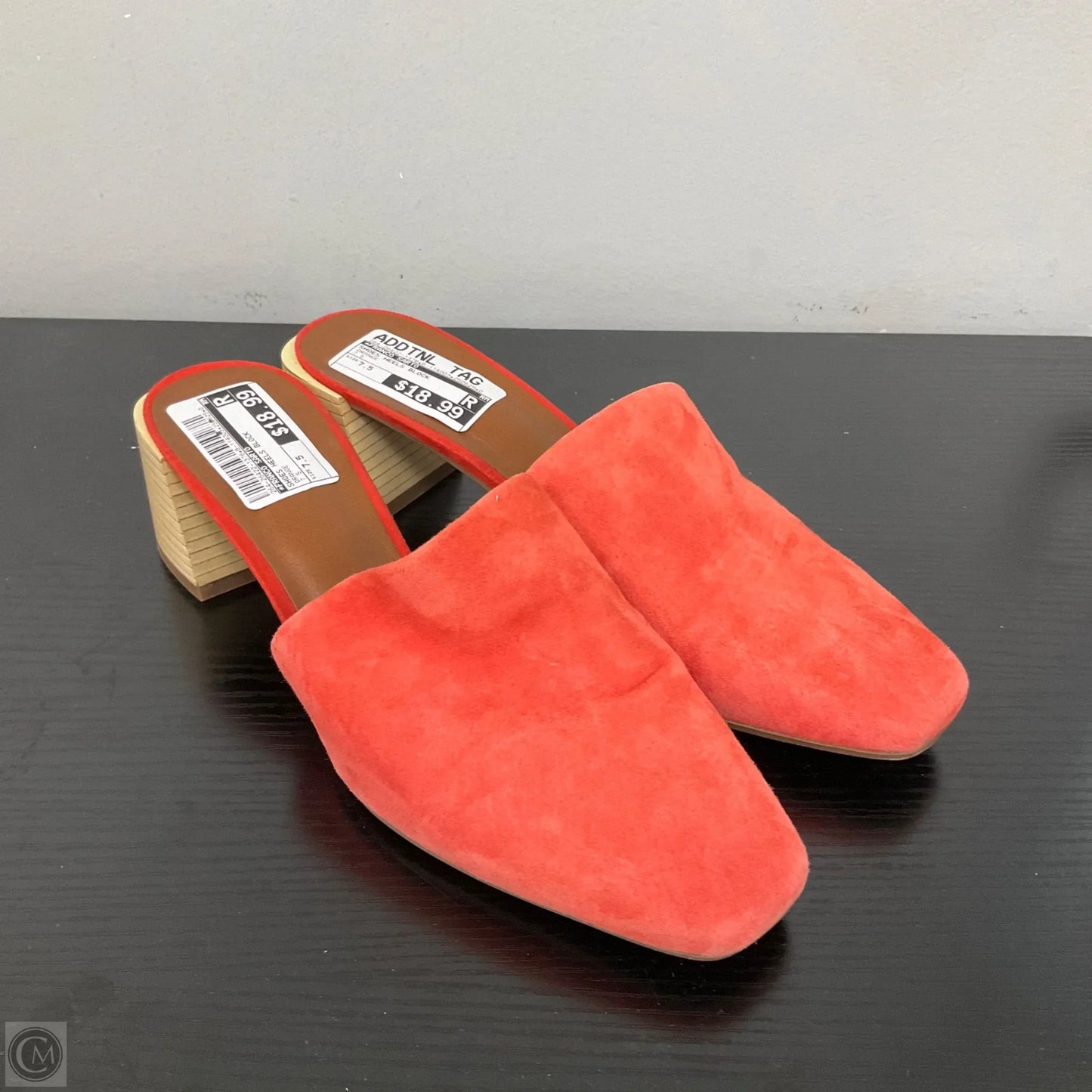 Shoes Heels Block By Franco Sarto In Orange, Size: 7.5