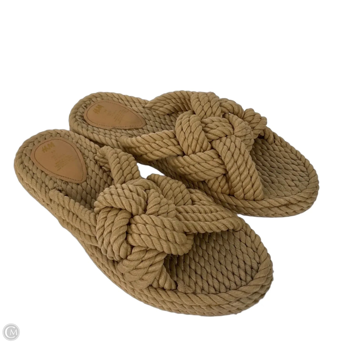 Sandals Flats By H&m In Brown, Size: 7