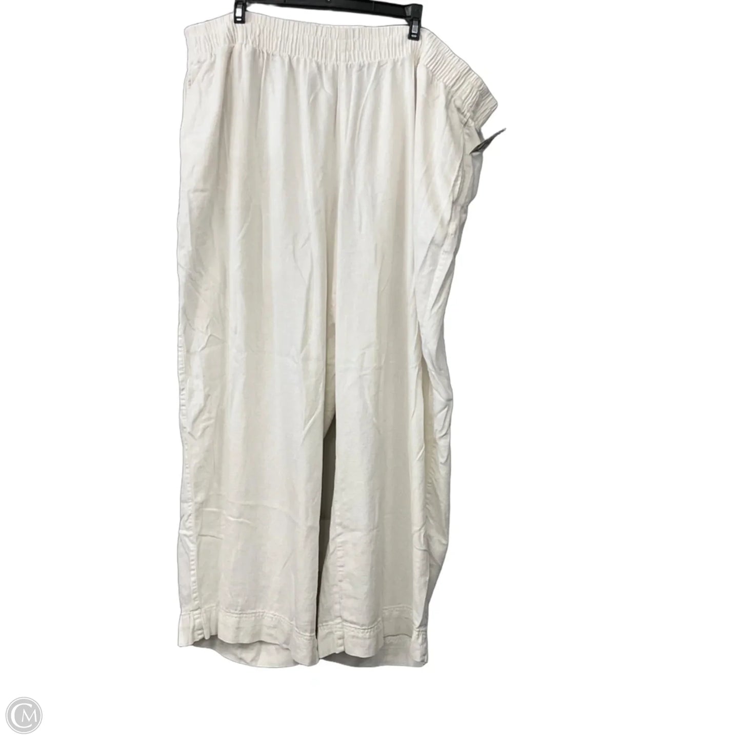 Pants Linen By Old Navy In White, Size: Xxl