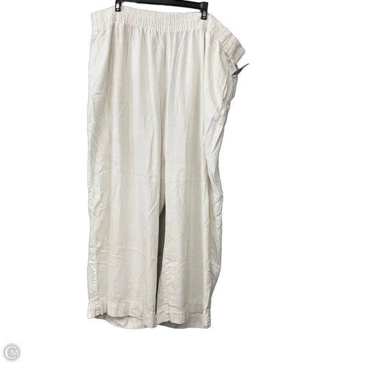 Pants Linen By Old Navy In White, Size: Xxl
