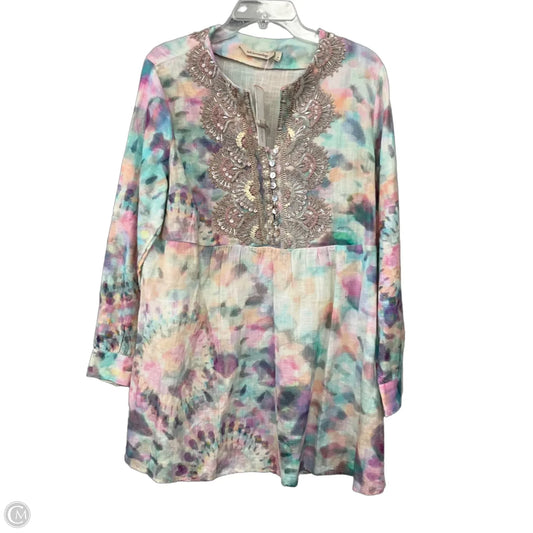 Dress Casual Short By Soft Surroundings In Tie Dye Print, Size: Xl