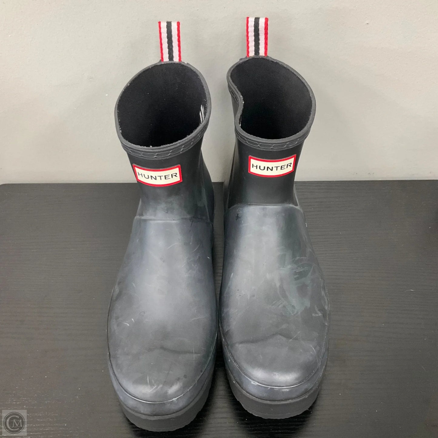 Boots Rain By Hunter In Grey, Size: 11