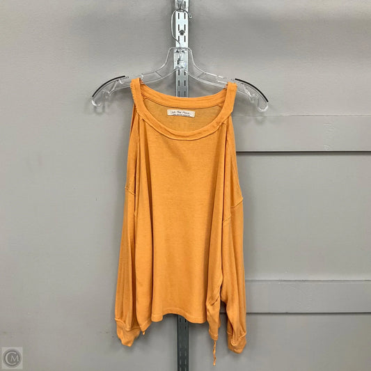 Top Long Sleeve Basic By We The Free In Orange, Size: S