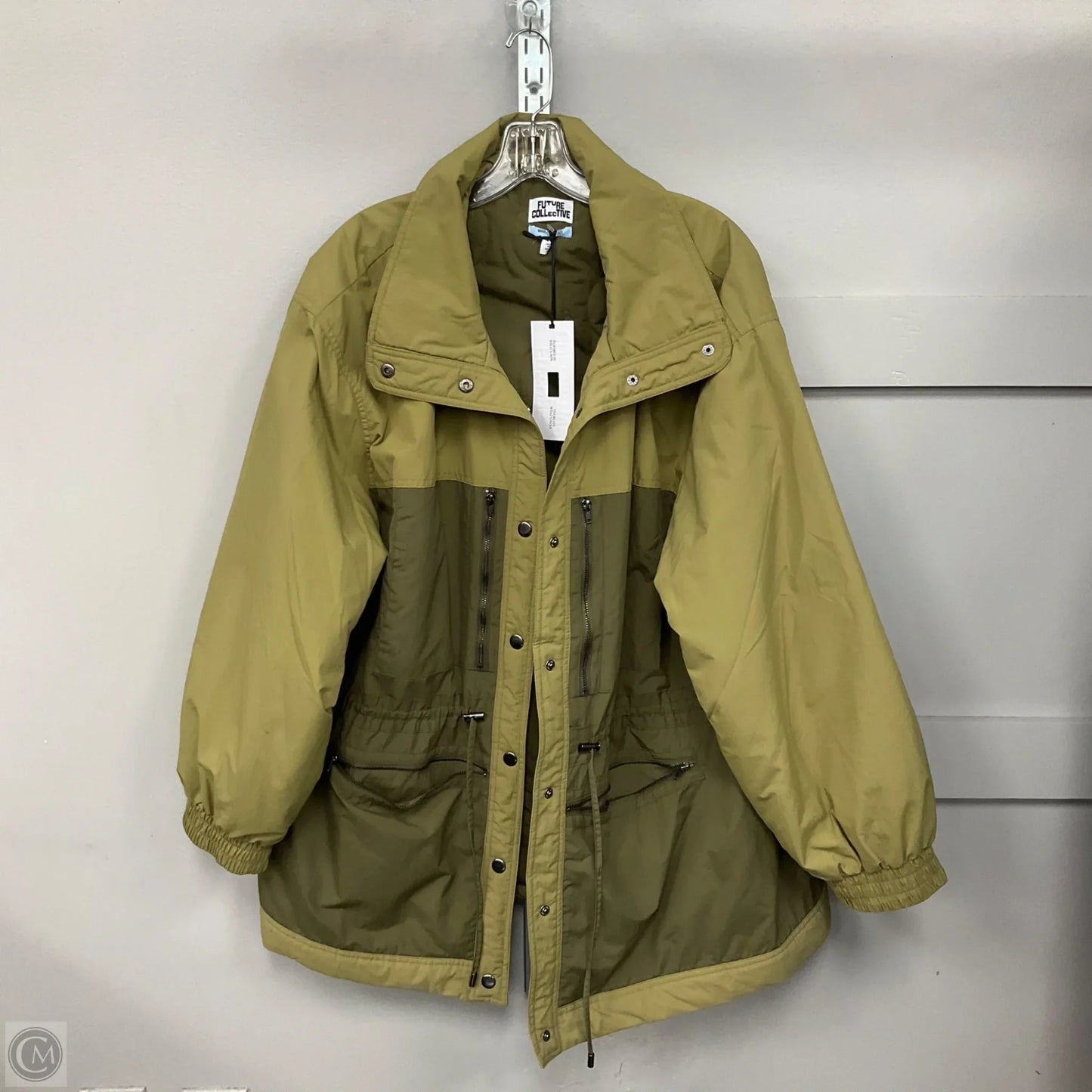 Jacket Puffer & Quilted By Future Collective In Green, Size: Xxl