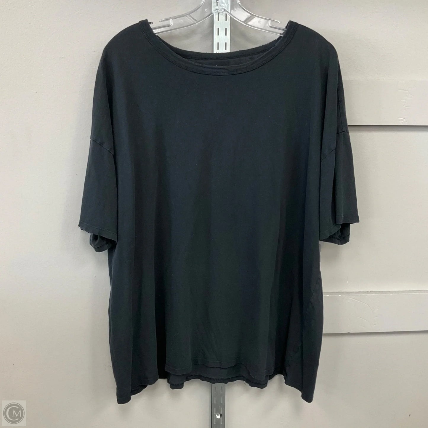 Top Short Sleeve Basic By Aerie In Black, Size: Xl
