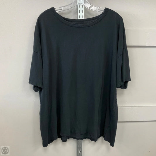 Top Short Sleeve Basic By Aerie In Black, Size: Xl