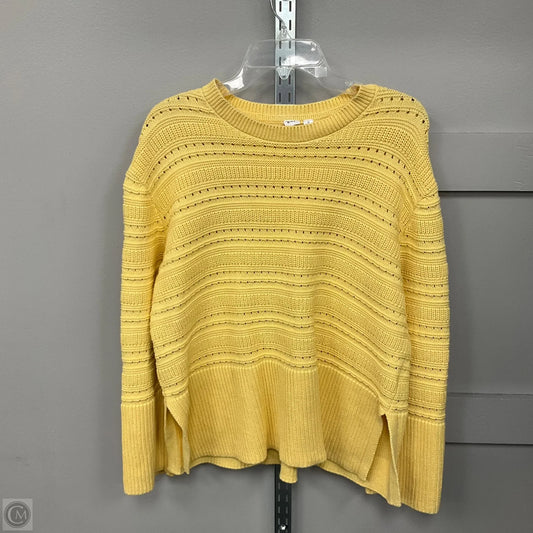 Sweater By Gap In Yellow, Size: M